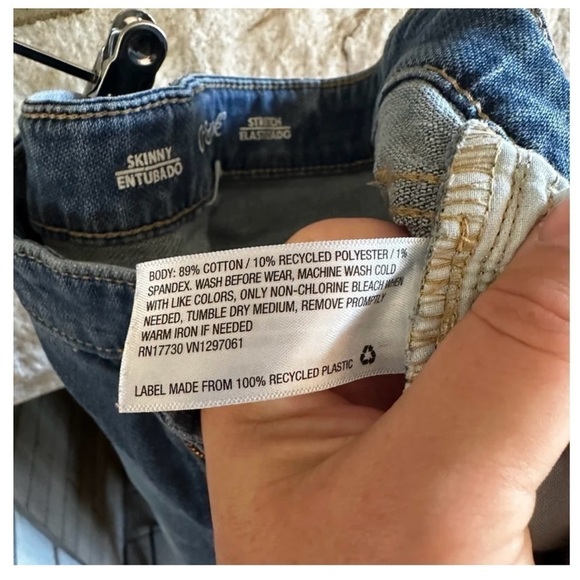 Cat & Jack Boys Blue Jeans size 14 husky - Picture 5 of 5